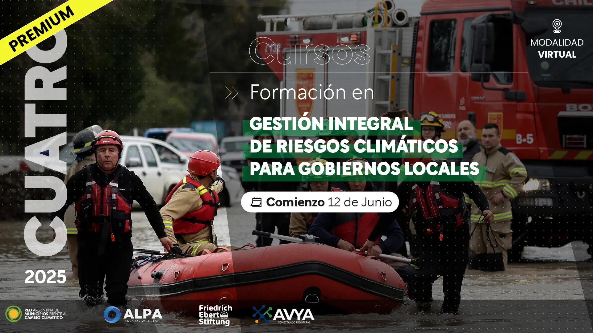 [Formación] Gestión integral de riesgos climáticos para gobiernos locales